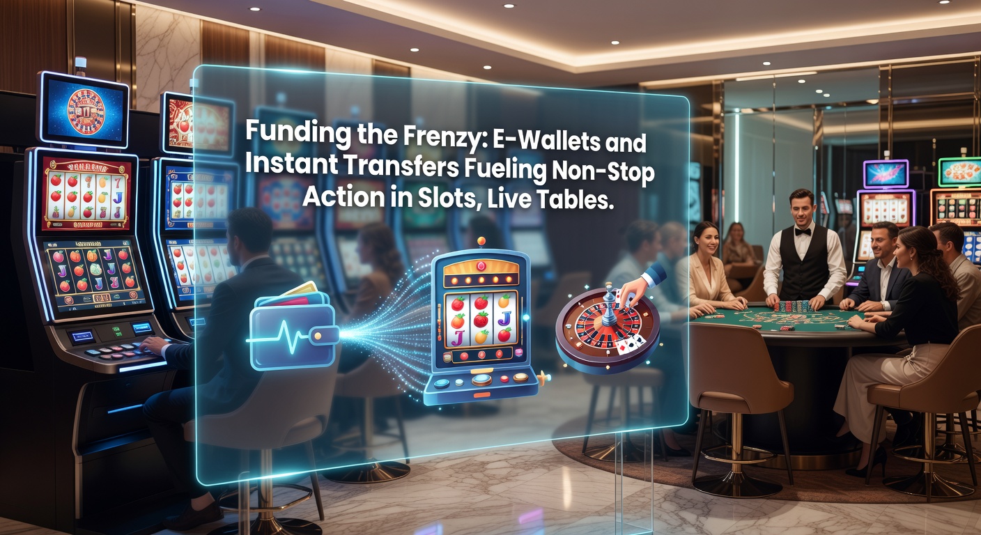 Animated graphic of instant transfer flowing from e-wallet to a sportsbook bet slip during a live match