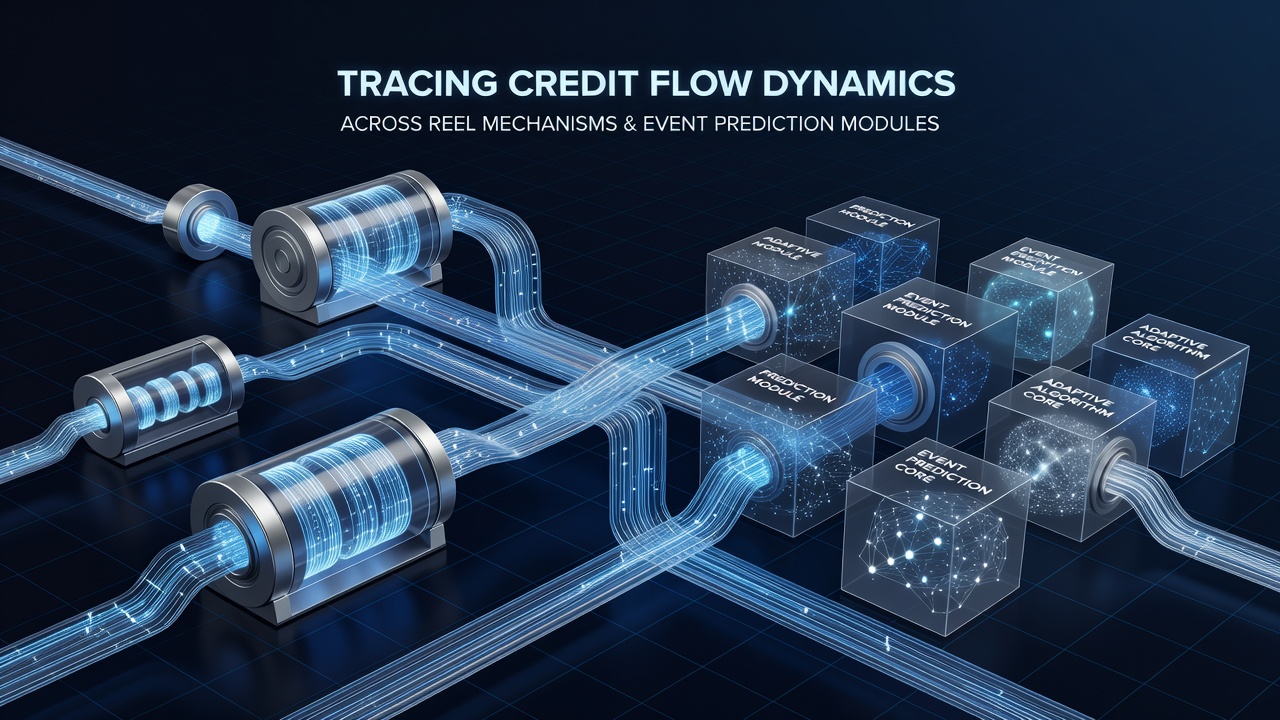 Flowchart illustrating API connections and credit handoffs in adaptive gaming applications